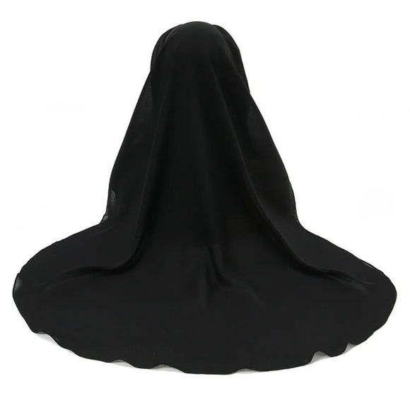 3 layared Niqab Saudi Niqab with nose string Islamic niqab face veil Muslim - Picture 4 of 5